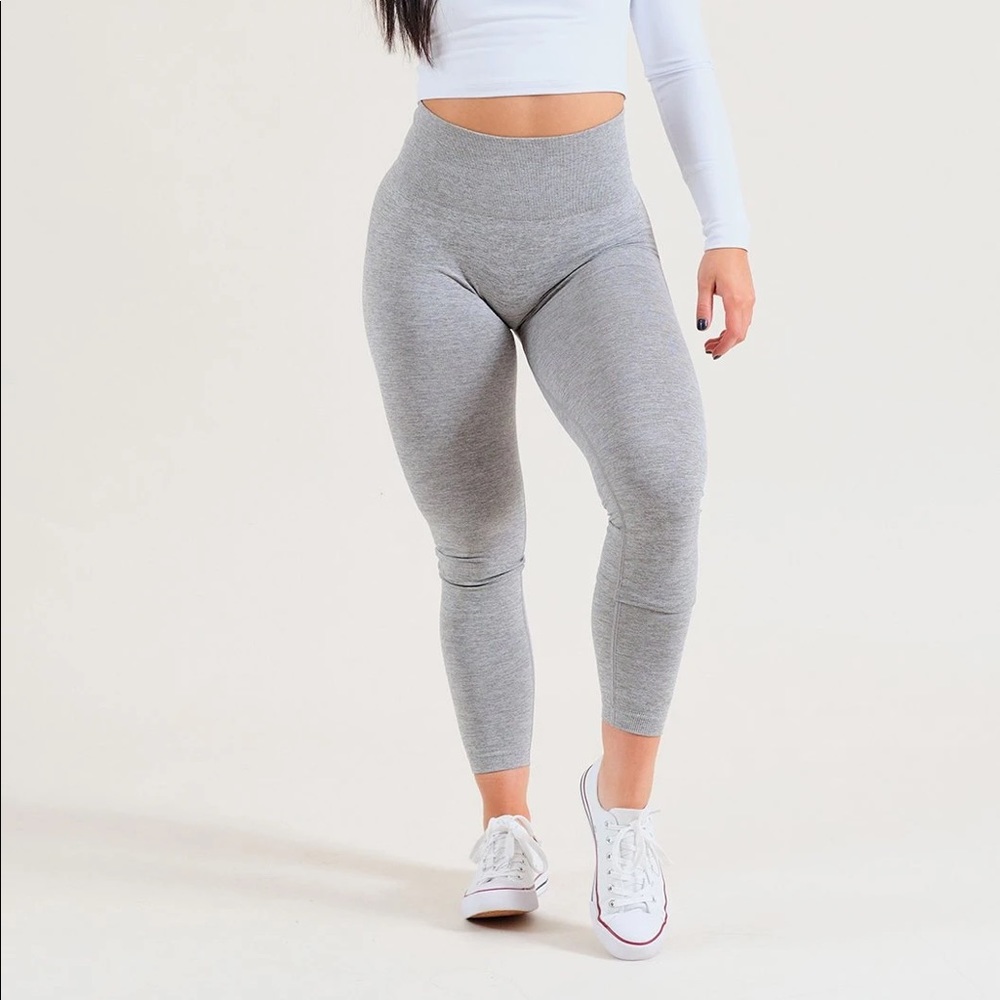 Paragon Native Seamless Leggings- Gray Heather